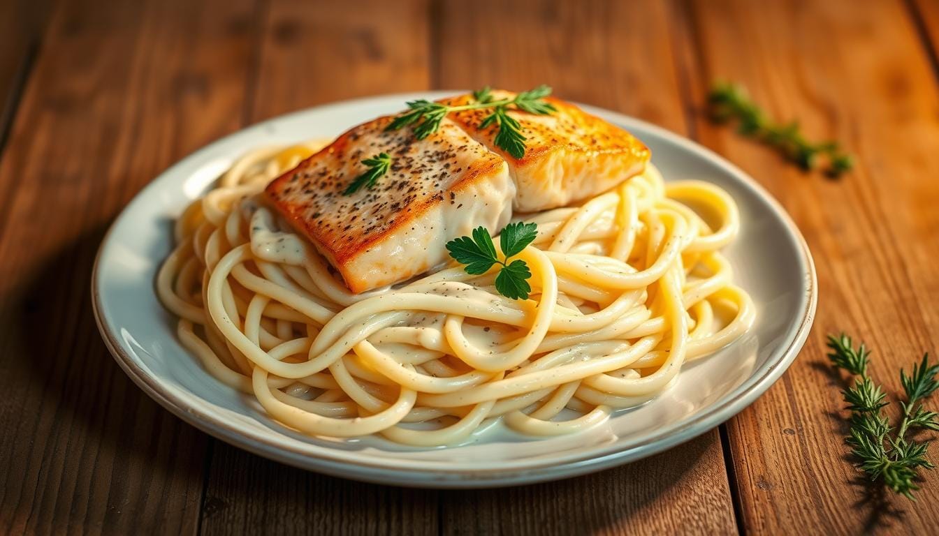 Elevate Weeknights: Restaurant-Style Salmon Pasta with Caramelized Onion